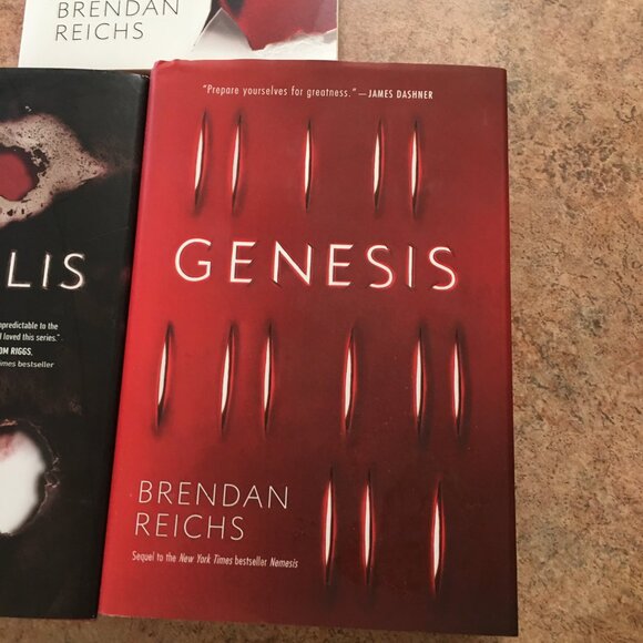 Brendan Reichs Nemesis series trilogy nemesis , chrysalis, genesis books - Picture 4 of 9